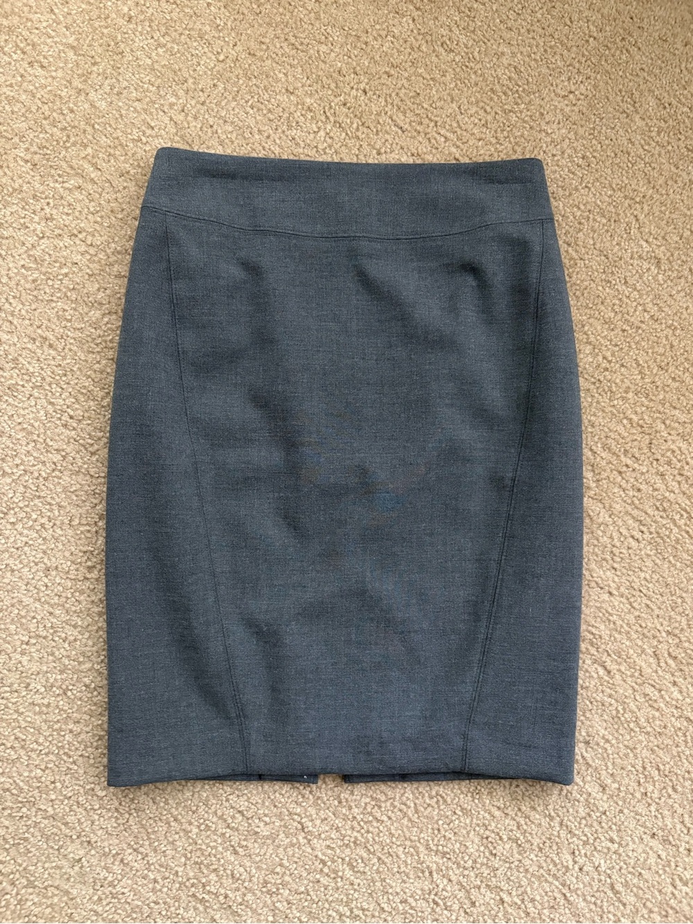 LOFT Charcoal Gray Pencil Skirt